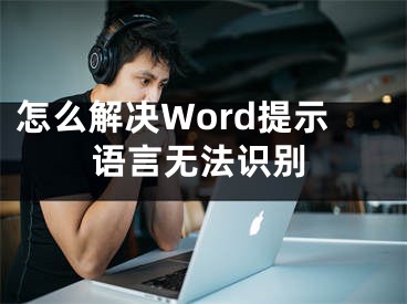 怎么解决Word提示语言无法识别