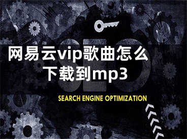 网易云vip歌曲怎么下载到mp3