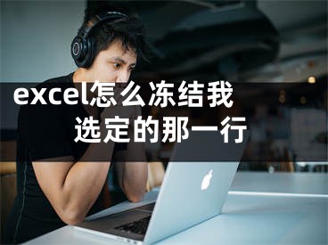 excel怎么冻结我选定的那一行