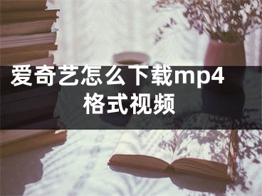 爱奇艺怎么下载mp4格式视频