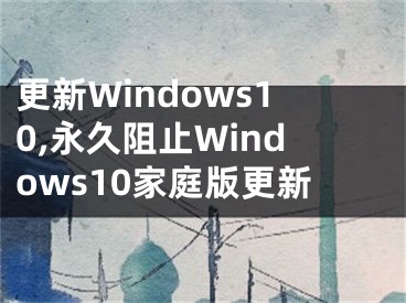 更新Windows10,永久阻止Windows10家庭版更新