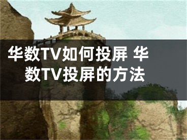 华数TV如何投屏 华数TV投屏的方法