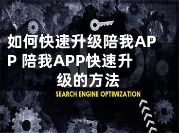 如何快速升级陪我APP 陪我APP快速升级的方法