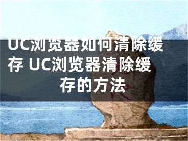 UC浏览器如何清除缓存 UC浏览器清除缓存的方法