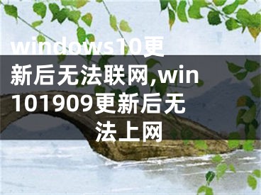 windows10更新后无法联网,win101909更新后无法上网