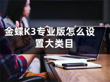 金蝶K3专业版怎么设置大类目