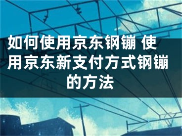 如何使用京东钢镚 使用京东新支付方式钢镚的方法