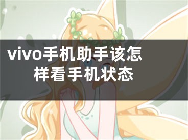 vivo手机助手该怎样看手机状态 