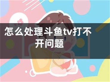 怎么处理斗鱼tv打不开问题 