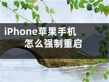 iPhone苹果手机怎么强制重启