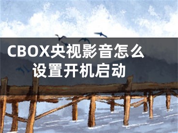 CBOX央视影音怎么设置开机启动 