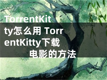 TorrentKitty怎么用 TorrentKitty下载电影的方法