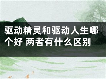 驱动精灵和驱动人生哪个好 两者有什么区别
