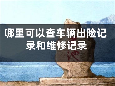 哪里可以查车辆出险记录和维修记录