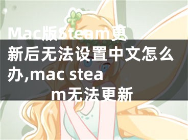 Mac版Steam更新后无法设置中文怎么办,mac steam无法更新