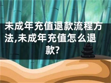 未成年充值退款流程方法,未成年充值怎么退款?