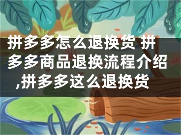 拼多多怎么退换货 拼多多商品退换流程介绍,拼多多这么退换货