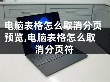 电脑表格怎么取消分页预览,电脑表格怎么取消分页符