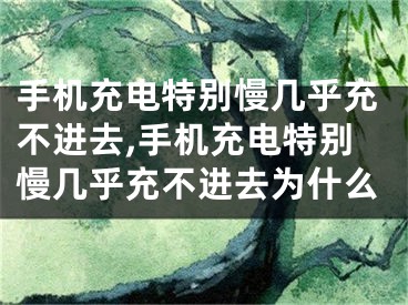 手机充电特别慢几乎充不进去,手机充电特别慢几乎充不进去为什么
