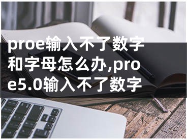 proe输入不了数字和字母怎么办,proe5.0输入不了数字