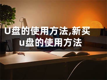 U盘的使用方法,新买u盘的使用方法