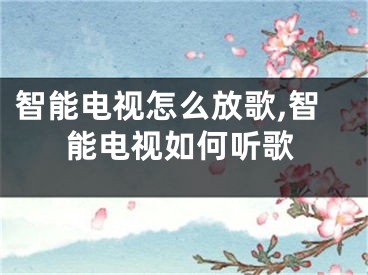 智能电视怎么放歌,智能电视如何听歌