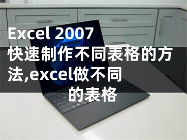 Excel 2007快速制作不同表格的方法,excel做不同的表格