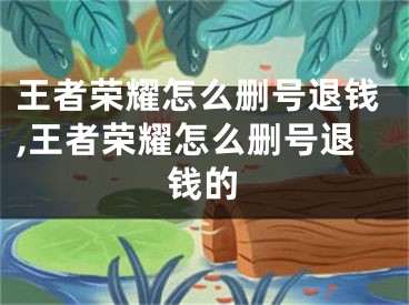 王者荣耀怎么删号退钱,王者荣耀怎么删号退钱的