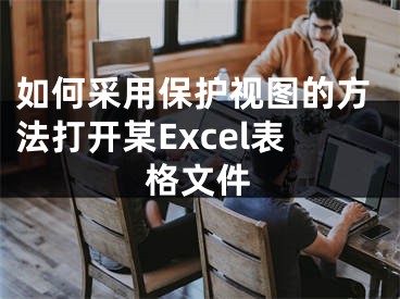 如何采用保护视图的方法打开某Excel表格文件