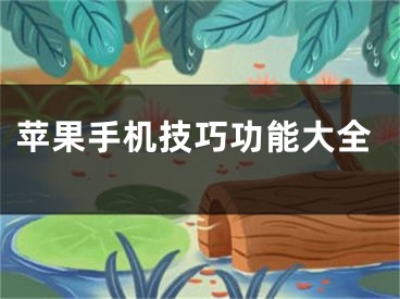 苹果手机技巧功能大全