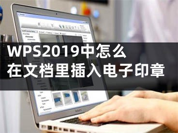 WPS2019中怎么在文档里插入电子印章