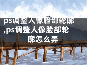 ps调整人像脸部轮廓,ps调整人像脸部轮廓怎么弄
