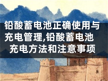 铅酸蓄电池正确使用与充电管理,铅酸蓄电池充电方法和注意事项