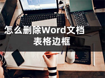 怎么删除Word文档表格边框