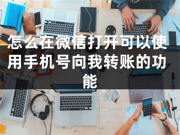 怎么在微信打开可以使用手机号向我转账的功能