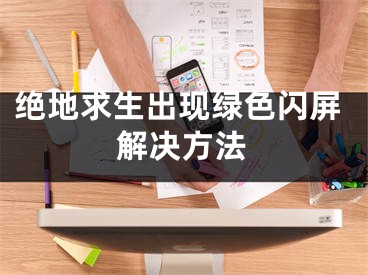 绝地求生出现绿色闪屏解决方法