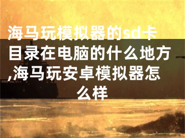 海马玩模拟器的sd卡目录在电脑的什么地方,海马玩安卓模拟器怎么样