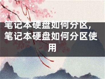 笔记本硬盘如何分区,笔记本硬盘如何分区使用
