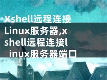 Xshell远程连接Linux服务器,xshell远程连接linux服务器端口