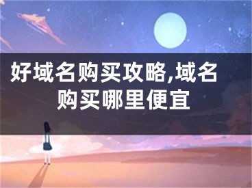 好域名购买攻略,域名购买哪里便宜