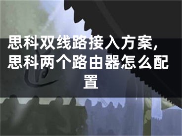 思科双线路接入方案,思科两个路由器怎么配置