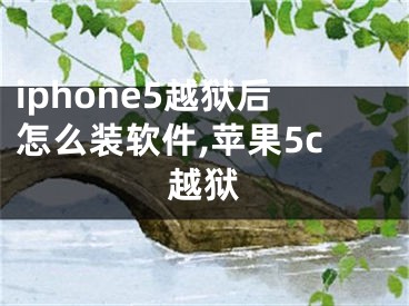 iphone5越狱后怎么装软件,苹果5c越狱