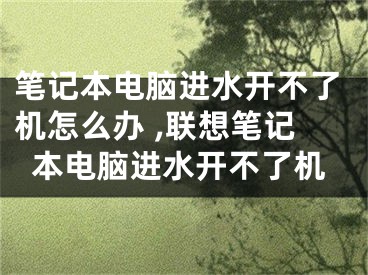 笔记本电脑进水开不了机怎么办 ,联想笔记本电脑进水开不了机