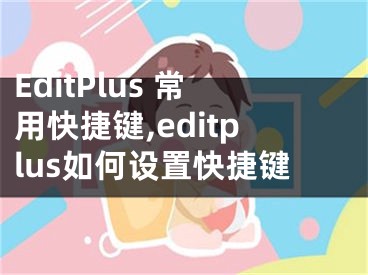 EditPlus 常用快捷键,editplus如何设置快捷键