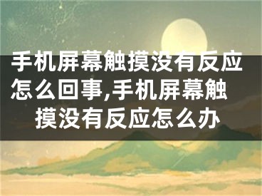 手机屏幕触摸没有反应怎么回事,手机屏幕触摸没有反应怎么办