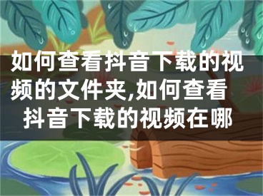 如何查看抖音下载的视频的文件夹,如何查看抖音下载的视频在哪