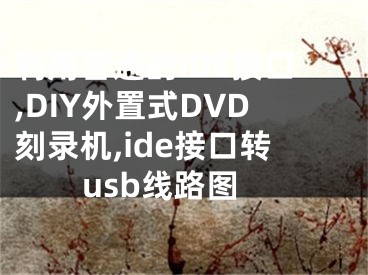利用普通的IDE接口,DIY外置式DVD刻录机,ide接口转usb线路图