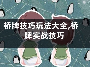 桥牌技巧玩法大全,桥牌实战技巧