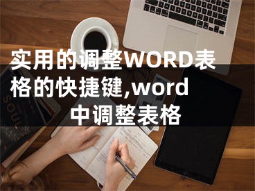 实用的调整WORD表格的快捷键,word中调整表格