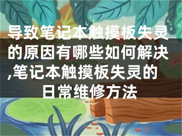 导致笔记本触摸板失灵的原因有哪些如何解决,笔记本触摸板失灵的日常维修方法